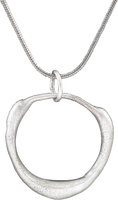 CELTIC PROSPERITY RING NECKLACE, C.300-100 BC - Picardi Jewelry