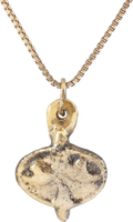 SCANDINAVIAN HEART PENDANT NECKLACE, 11TH-12TH CENTURY AD - Picardi Jewelry