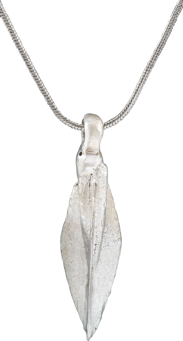 FINE ANCIENT GREEK ARROWHEAD PENDANT NECKLACE, C.4th-2nd CENTURY BC - Picardi Jewelry