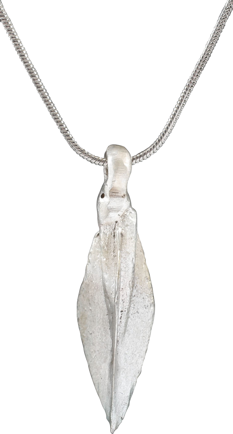 FINE ANCIENT GREEK ARROWHEAD PENDANT NECKLACE, C.4th-2nd CENTURY BC - Picardi Jewelry