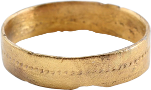 ANCIENT VIKING WEDDING RING, SIZE 7 3/4 (8202552082606)