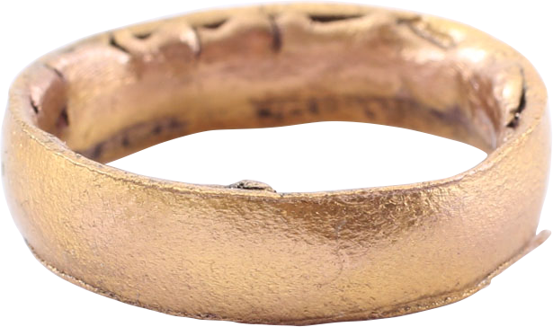 VIKING WEDDING RING, 800-900 AD, SIZE 8 1/4 - Picardi Jewelry