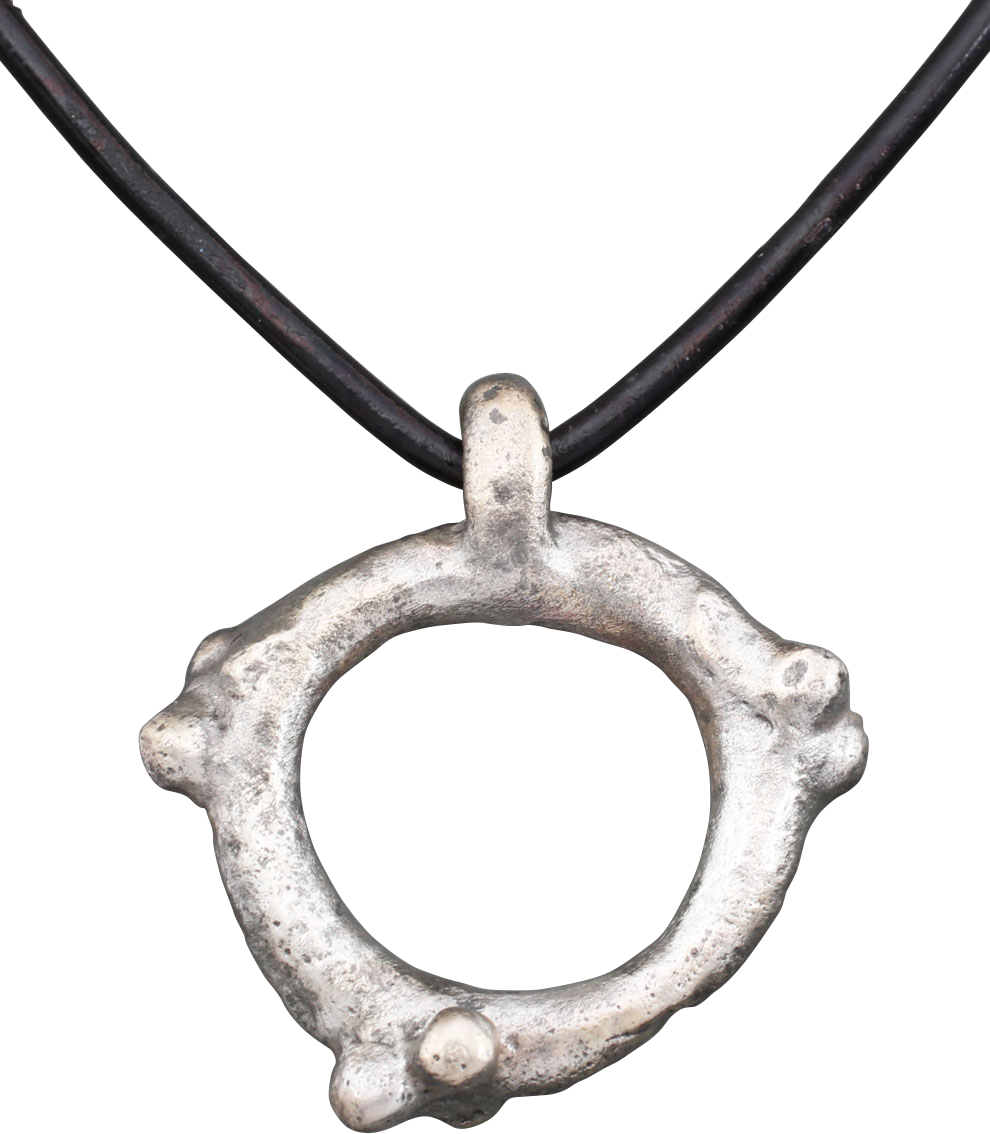 CELTIC PROSPERITY RING NECKLACE, C.300-100 BC - Picardi Jewelry