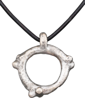 CELTIC PROSPERITY RING NECKLACE, C.300-100 BC - Picardi Jewelry