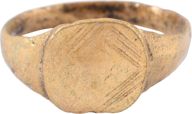 MEDIEVAL EUROPEAN RING, 900-1200 AD, SIZE 8 1/4 - Picardi Jewelry