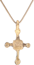 MEDIEVAL EUROPEAN CONVERT’S CROSS NECKLACE, 9th-10th CENTURY (8202555850926)