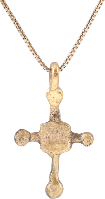 MEDIEVAL EUROPEAN CONVERT’S CROSS NECKLACE, 9th-10th CENTURY - Picardi Jewelry