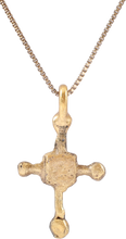 MEDIEVAL EUROPEAN CONVERT’S CROSS NECKLACE, 9th-10th CENTURY (8202555850926)