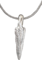 HELLENISTIC GREEK ARROWHEAD PENDANT NECKLACE, 300 - 100 BC - Picardi Jewelry