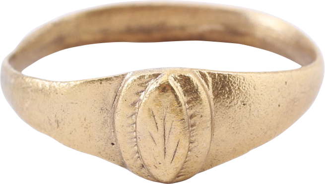 LATE MEDIEVAL EUROPEAN RING, C.1400-1600 AD, SIZE 7 ¾ (8171674894510)