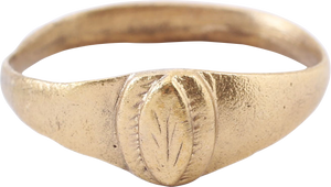 LATE MEDIEVAL EUROPEAN RING, C.1400-1600 AD, SIZE 7 ¾ (8171674894510)