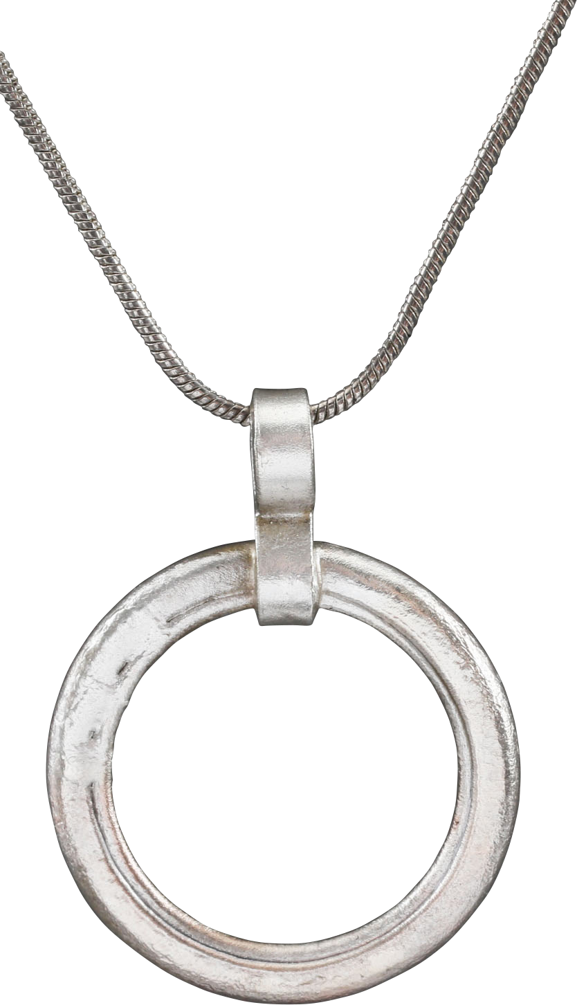 CELTIC PROSPERITY RING NECKLACE, C.400-100 BC - Picardi Jewelry