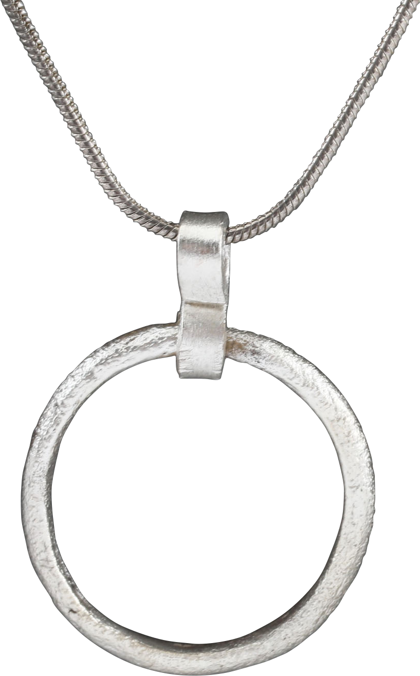 CELTIC PROSPERITY RING NECKLACE, C.400-100 BC - Picardi Jewelry