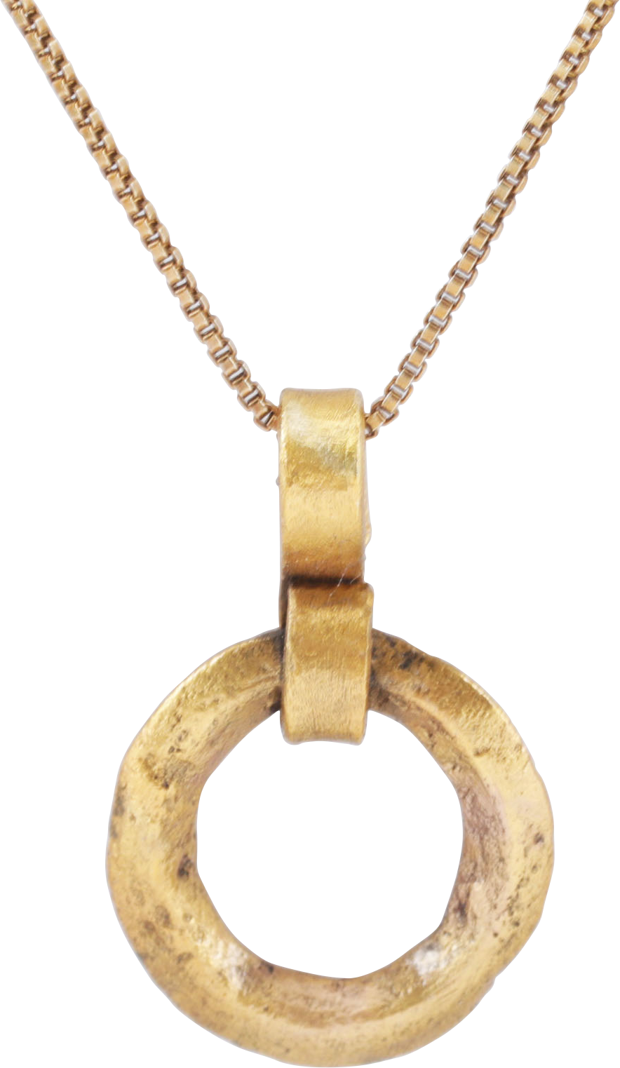 CELTIC PROSPERITY RING NECKLACE C.400-100 BC - Picardi Jewelry