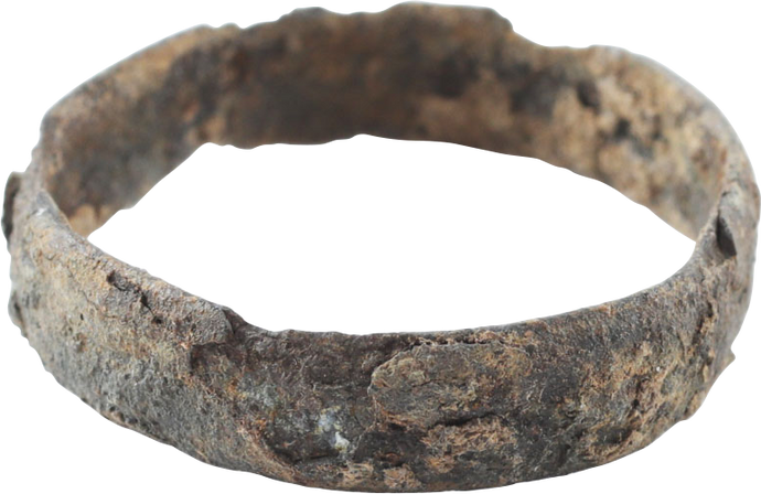 ANCIENT VIKING WEDDING RING, 850-1050 AD, SIZE 10 (8202534617262)