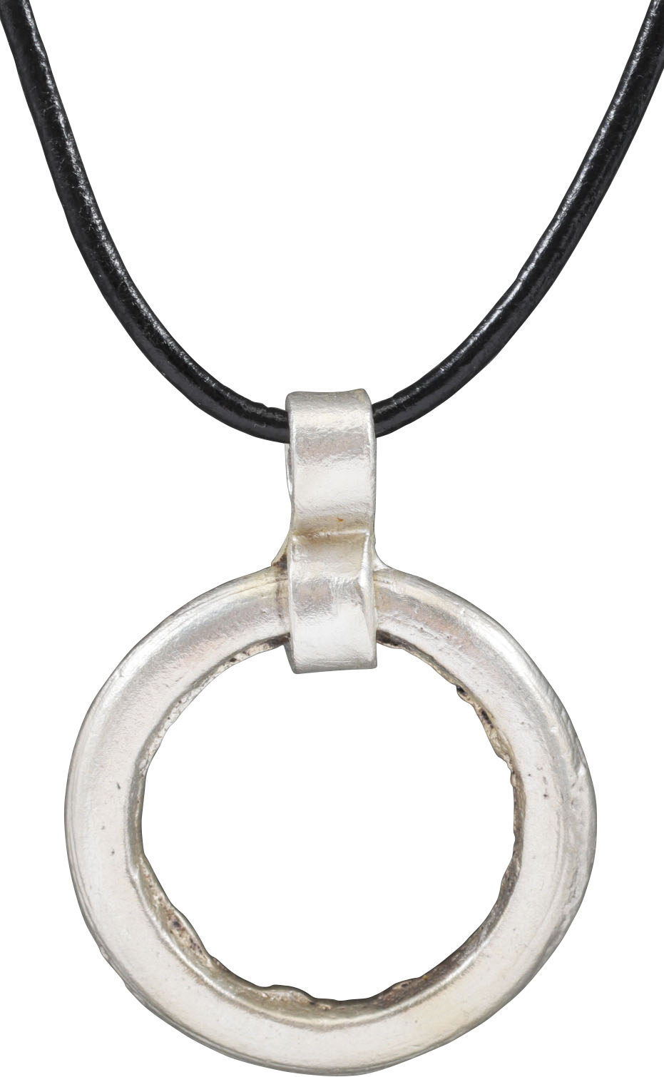 CELTIC FUNERARY PROSPERITY RING NECKLACE, C.400-100 BC - Picardi Jewelry