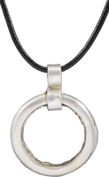 CELTIC FUNERARY PROSPERITY RING NECKLACE, C.400-100 BC - Picardi Jewelry