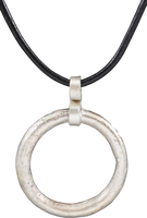 CELTIC FUNERARY PROSPERITY RING NECKLACE, C.400-100 BC - Picardi Jewelry