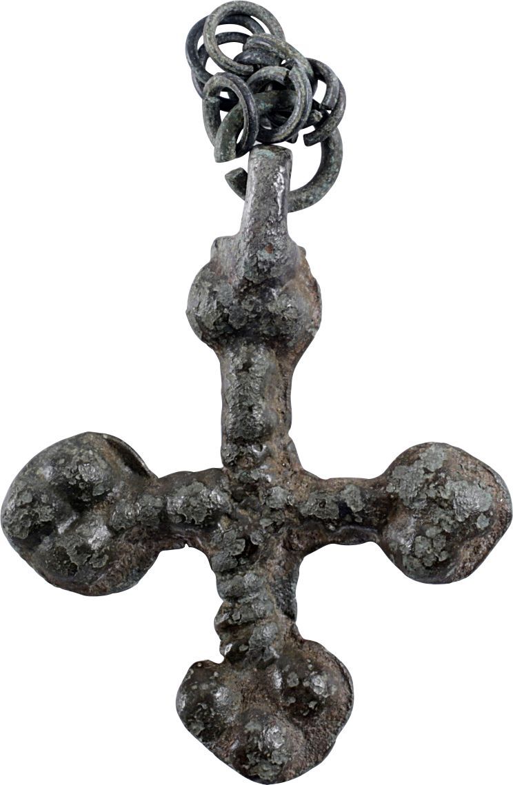 Early Christianity, FINE BYZANTINE PILGRIM’S CROSS 5th-8th CENTURY AD - Fagan Arms (8202569187502)