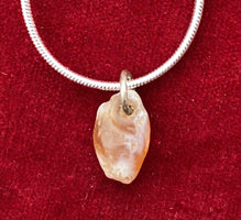 PRECOLUMBIAN STONE PENDANT NECKLACE, C.500-1600 AD - Picardi Jewelry