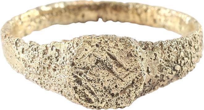 LATE ROMAN/MEDIEVAL RING 7th-10th CENTURY AD SIZE 4 ½ - Picardi Jewelers