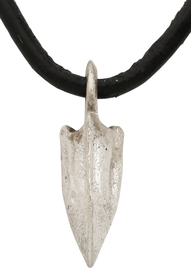 ROMAN TRIANGULAR ARROWHEAD NECKLACE 100BC-100AD - Picardi Jewelry