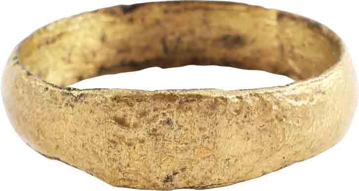 MEDIEVAL EUROPEAN MAN'S RING, 13TH-15TH CENTURY, SIZE 13 - Picardi Jewelry