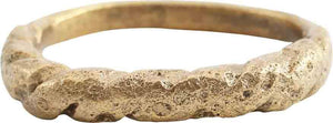 VIKING ROPED OR TWIST WEDDING RING C.866-1067 AD, SIZE 9 - Picardi Jewelry