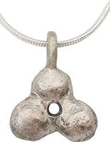ROMAN BALL PENDANT NECKLACE, C.100 BC-100 AD - Picardi Jewelry