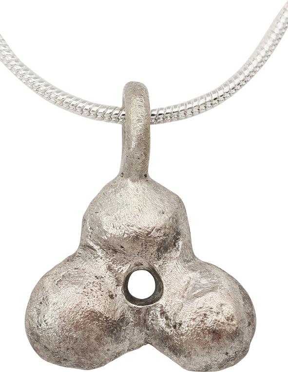 ROMAN BALL PENDANT NECKLACE C.100 BC-100 AD - Picardi Jewelers