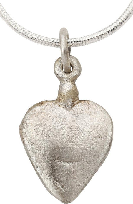 GOOD VIKING HEART PENDANT NECKLACE, 9th-10th CENTURY AD - Picardi Jewelry