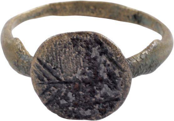 BYZANTINE MAN'S RING 5th-9th CENTURY AD SIZE 9 1/2 - Picardi Jewelers