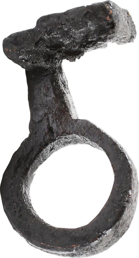 ROMAN/MEDIEVAL KEY RING, 4TH-8TH CENTURY AD SIZE 4 ½ - Picardi Jewelers