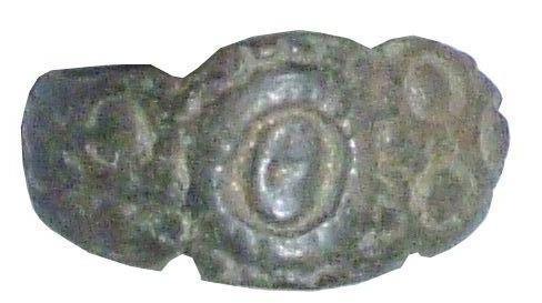FINE MEDITERRANEAN BRONZE RING C.1500 SIZE 2 - Picardi Jewelry