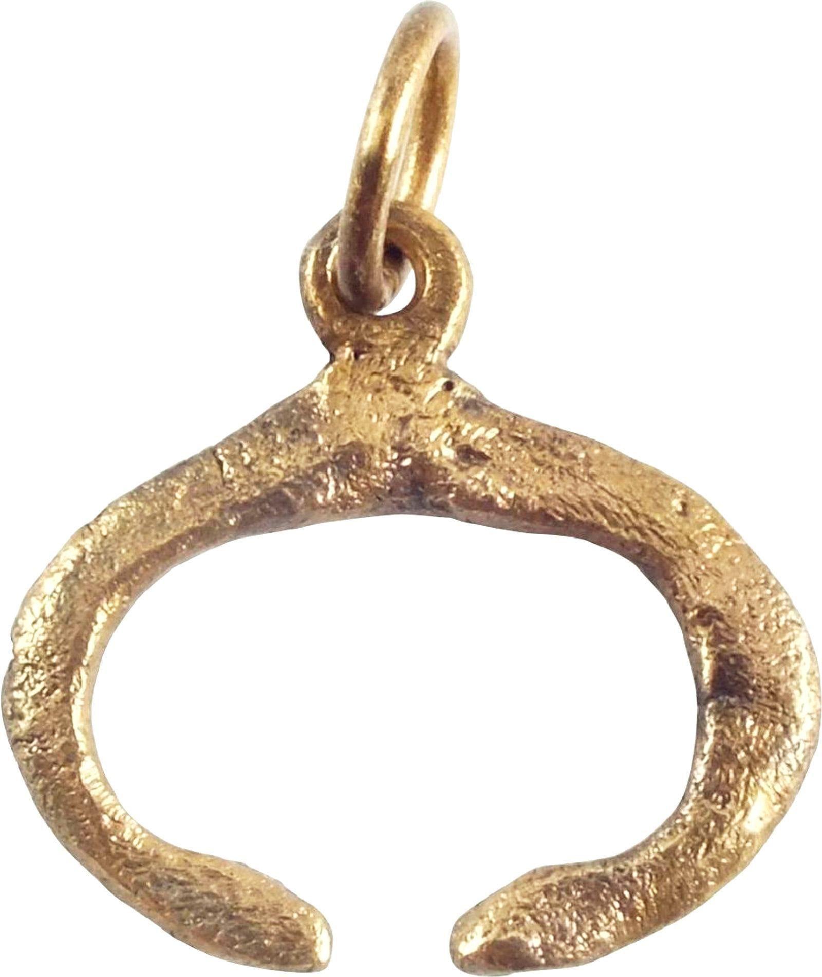 VIKING LUNAR/ASTROLOGICAL PENDANT NECKLACE C.900-1050 AD - Picardi Jewelry